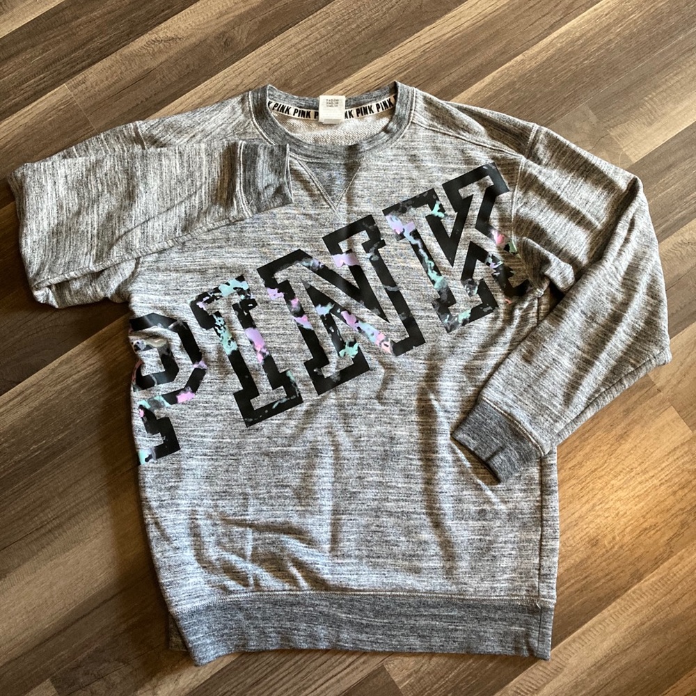 Oversized VS Pink sweatshirt size XS
